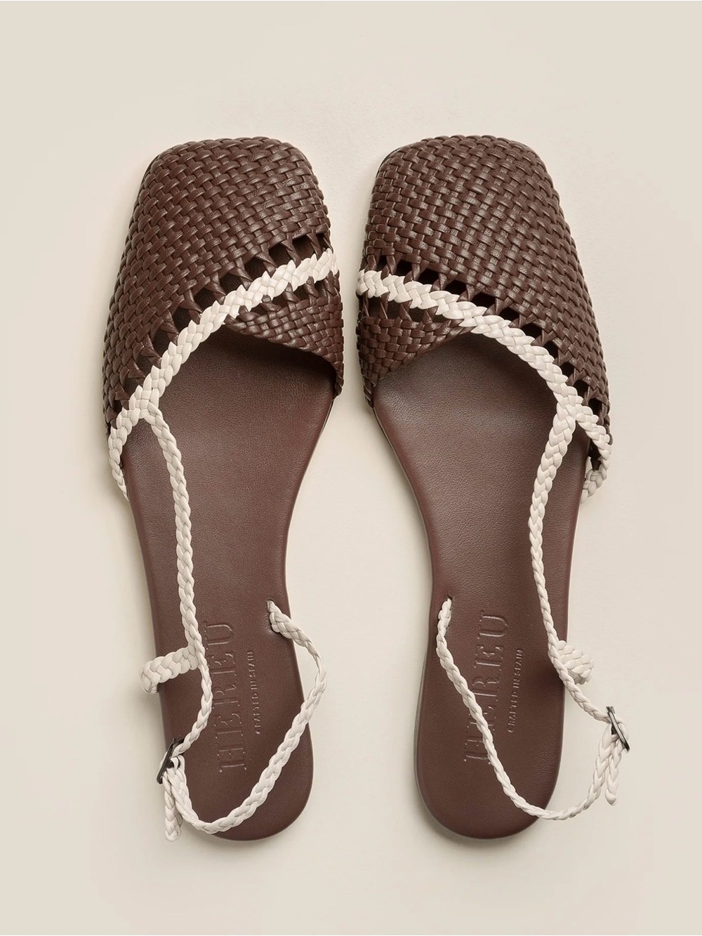 Hereu Rondaia Woven Asymmetrical Sandal - size 40 (women's 9.5)